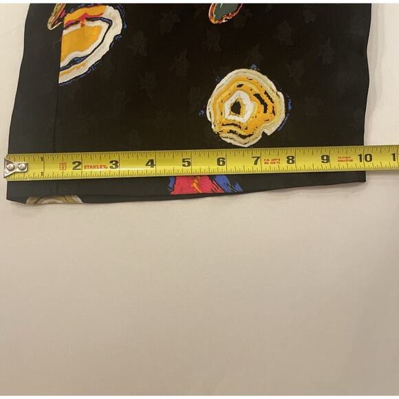 Diane Von Furstenberg Denise Silk Colorful Geode Wide Leg Pants Small S 4 6 $400 - Picture 11 of 11